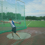 Matthias beim Diskus