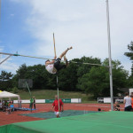 Lukas A. mit dem Stab