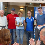 Das Siegerteam wird von den letztjährigen Siegern und von der Abteilung Turnen geehrt.