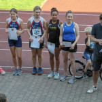 Freising: Block Wurf mit Siegerin Corinna