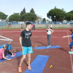 Aufwärmen und Gymnastik