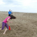 Staffeln einmal anders am Strand