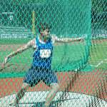 Matthias im Diskusring