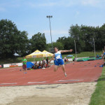 Almut beim Weitsprung