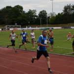 Schlußgerade beim 400 m Lauf